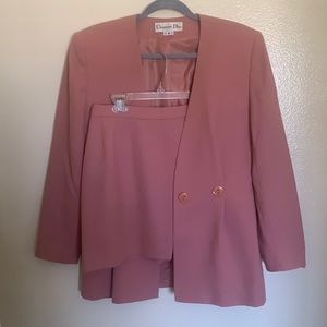 Christian Dior Short Skirt Suit
